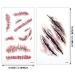 Molain 10pc Temporary Tattoo Stickers - Horror Bloody Wound Stitch Scar Scab Halloween Easter Decorations for Women, Men, Kids - Buy Online on GoSupps.com