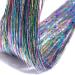 AlyBoto Hair Tinsel Strands Kit - 12 Colors, 3000 Strands - Heat Resistant Fairy Hair Extension with Tools for Sparkly Shiny Look - Buy Online on GoSupps.com