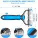 Vigime Long Hair Dog Brush & Cat Brush - Subfell Brush for Dogs & Cats Removes Tangles & Short Hair (Blue) - Buy Online on GoSupps.com