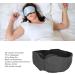 Memory Cotton 3D Contoured Cup Eye Patch Adjustable Strap Light Blocking Blink Freely Achieve Deeper Relaxation - Buy Online on GoSupps.com