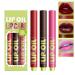 Plump Fat Lip Oil High Lip Color 3-Pack Lip Glosses - Glossy Lipstick - Stain-Resistant Lip Balm - 3 Colors - Lip Makeup