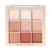 Ruyeiig Eyeshadow Makeup 9 Colors Eyeshadow Powder Shimmer Makeup Palette Eyeshadow Makeup Palette for Women and Girls 718401 Taro Milk Coffee Plate