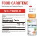 Solaray Food Carotene Vitamin A 10000 IU for Healthy Skin & Eyes - Antioxidant & Immune Support - 100 Count - Buy Online on GoSupps.com