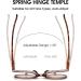 Vevesmundo Flip-Up Reading Glasses - Round Makeup Glasses with Foldable Lenses (+1.0 to +4.0) - Stylish Brown Design for Enhanced Vision - Buy Online on GoSupps.com