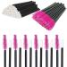 Disposable Lip Wands and Mascara Wands 100pcs each package total 200pcs Lip Applicators Mascara Makeup Applicator Lip gloss Tool Makeup Make Up Lip Brush Mascara Brush Lipstick Tester Wands Eyelash Brushes