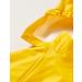 CareTec Unisex Kid's Waterproof Rain Jacket - Yellow (Size 128) - Fleece-Free PU Material - Buy Online on GoSupps.com