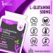 L-Glutamine 500mg Capsules - 90 Count | Pure Amino Acid Supplement | Vegan & Vegetarian Friendly | Made in UK - Buy Online on GoSupps.com