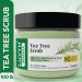 Tea Tree Skin Clearing Face Scrub & Moisturizer 100g - Deep Cleansing Exfoliator for Blackhead Removal Tan Removal & Glowing Skin for Men & Women - International Shipping Available - Buy Online on GoSupps.com