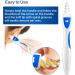 Q Grips Earwax Remover Kit - Silicone Spiral Ear Wax Removal Tool with 16 Replacement Heads - Buy Online on GoSupps.com