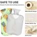 Buy Naanle Cartoon Pineapple Water Bottle | 1L Hot Water Bottle for Hand & Foot Pain Relief | Heat & Cold Therapy | Transparent Design - International Shipping - Buy Online on GoSupps.com