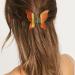 Acrylic Butterfly Hair Claw Clips - Pack of 2 - Green Hair Accessories for Women and Girls - Buy Online on GoSupps.com