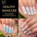 UNA GELLA Soft Gel Nail Tips Pre-file - 600 Square Gel Tips | Straight Square Fake Nails for Nail Extension - 12 Sizes Tapered Square, No C Curve - Home DIY Salon with Box - Buy Online on GoSupps.com