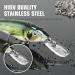AMYSPORTS Stainless Steel Split Rings | 90lb High Strength Fishing Connector | 100 pcs - Buy Online on GoSupps.com