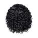 Peruvian curly wig with Waveletkop Langes Kinky Curly Black Wigs Premium Synthetic Afro Wight with Hair Bangs Natural Curls Wigs for Black Women Bouncy Full and Natural Looking