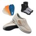 Diabetic Shoes for Women Women Adjustable Non-Slip Mesh Breathable Diabetic Shoes with with 3 Pairs Removable Insoles and Compression Sock Sleeves for Best Mother's Day 12 Off-white