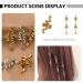 Buy Solustre Metal Dreadlocks Rings - Vintage Hair Tubes & Mushrooms | 9-Piece Set for DIY & Barber Salon - Buy Online on GoSupps.com