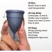 Soft Menstrual Cups for Tilted Cervix - Buy One Give One - Includes Ebook, Cleaning Wipes, Lube & Storage Bag - Small & Large Sizes - Tampon & Pad Alternative - Buy Online on GoSupps.com