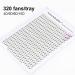 Nagaraku 10D Eyelash Extensions - 320pcs Premade Fans C Curl 15mm Narrow Stem - International Shipping Available - Buy Online on GoSupps.com