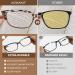 Stylish Designer Cat Eye Reading Glasses for Women - AQWANO Blue Light Blocking Anti Glare Lightweight Colorful Frames - Brown 2.25 - Buy Online on GoSupps.com