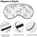 Cute Dalmatian Dog Sleep Mask Eye Cover for Sleeping Blindfold with Adjustable Strap Blocks Light Night Travel Nap for Men Women - Buy Online on GoSupps.com