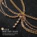 Catery Gold Hair Chain Jewelry - Boho Headpiece with Rhinestones for Women and Girls - Buy Online on GoSupps.com