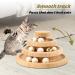 LUPAPA Cat Toys for Indoor Cats with 9 Cat Toy Ball Interactive Wooden Cat Toy Funny Roller Cat Tower Toys M - Buy Online on GoSupps.com