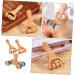 Wood Massage Tools - 3-Part Handheld Back & Muscle Trigger Point Massager for Pain Relief in Legs & Buttocks - Buy Online on GoSupps.com