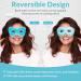 MIVORA Cooling Gel Mask for Puffy Eyes - Hot Cold Therapy for Migraine Headache, Dark Circles, and Sinus Pain - Reusable and Effective - Light Blue - Buy Online on GoSupps.com