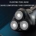 Buy Electric Razor for Men | Wet & Dry Cordless Shaver with Pop-up Trimmer | Rechargeable Rotary Electric Shaver for Home & Travel - Buy Online on GoSupps.com
