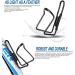2 Pack Water Bottle Cages with Silicone Phone Mount - Lightweight Alloy Aluminum Holder Brackets for Road & Mountain Bikes - Buy Online on GoSupps.com