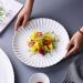 Serving Plates 8/10inch White Dinner Plates Ceramic Tableware Creative Western Steak Dishes Salad Bowl Kitchen Porcelain Serving Dishes for Appetizer Dinner and Desserts (Color : 10 inch Plate) - Buy Online on GoSupps.com