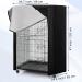 Universal Breathable Blackout Bird Cage Cover - 35 x 24 x 47 Inch | For Bird Parrot Parakeet Cats Mink & Small Animals | Washable & Nighttime Essential - Buy Online on GoSupps.com