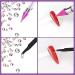 Nail Rhinestones Picker Dotting Pen | Dual-Ended Wax Pencil & Tweezers | Best Nail Art Tools Set for DIY Decoration - Buy Online on GoSupps.com