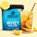 Bodylab24 Clear Whey Isolate 1200g Ice Tea Lemon protein shake made from 96% whey protein isolate refreshing fruity drink can help build muscle - Buy Online on GoSupps.com