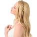 Gledola Chubby Narrow Synthetic Hair Braided Headband Classic Chunky Plaited Braids Elastic Stretch Hairpiece Women Girl Beauty accessory 58g (Honey Blonde) - Buy Online on GoSupps.com