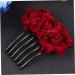 Housoutil 1pc Combs for Women Hair Accessories for Women Wedding Pearl Hair Barrettes Bridal Hair Clip Barrettes for Women Flower Hair Accessories Roses Miss Hair Comb - Buy Online on GoSupps.com