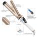 Hoson 1.5 Inch Curling Iron Wand with Ceramic Tourmaline Coating and LCD Display - Dual Voltage, 1.5 Long Barrel for Large, Glamorous Curls - Includes Heat-Resistant Glove - Buy Online on GoSupps.com