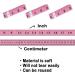 Baby Shower Measure Belly Game Set - 34 PCS Pink | How Big is Mommy's Belly | Includes 30 Guessing Cards, 3 Measuring Tapes, and Game Sign with Stand - Buy Online on GoSupps.com