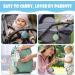 Aolso Dummy Holder Case Set 2PCS Silicone Dummy Holder Case Baby Dummy Holder Case Square Pacifier Holder Case Portable Soother Pods Baby Pacifier Case for Travel Home (Green/Light Blue) - Buy Online on GoSupps.com