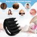 Bsisme Hair Scalp Massager Shampoo Brush - Silicone Bristles for Dandruff Removal & Hair Growth - Shower Scalp Scrubber for Men, Women, Kids, Pets - Black - Buy Online on GoSupps.com