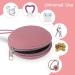2PC BPA-Free Silicone Pacifier Box for Girls | Portable Storage Holder for 2 Pacifiers | High-Quality Baby Accessories in Pink - Buy Online on GoSupps.com