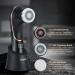 Rechargeable Facial Cleansing Brush - IPX7 Waterproof Exfoliator & Massager | Deep Clean & Remove Blackheads - Black & Rose Gold - Buy Online on GoSupps.com