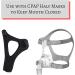 Adjustable Anti Snore Chin Strap for Men and Women - Stop Snoring with Sleep Aid Solution - Compatible with CPAP Users and Mouth Breathers - Use with Snore Eliminator Pro or Bruxism Mouthpiece - Buy Online on GoSupps.com