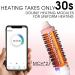 K&K 1.25 Inch Heated Curling Comb - Ceramic Tourmaline Ionic Volumizing Brush - Buy Online on GoSupps.com