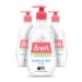 Dreft Baby, Bottle and Dish Soap, Removes Milk Film & Odor, Plant Based, Fragrance Free, 18 Fl Oz (Pack of 3, 54 Total Ounces) Bottle Soap Pack of 3