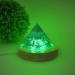 YAKAMOZ LED Lights Display Base Stand - 7 Colored Round Wooden Lighted Base for Laser Glass Resin Art - Buy Online on GoSupps.com