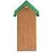 FiNeWaY Natural Wood Insect Bee Hotel House - Garden Shelter Bamboo Nesting Habitat - For Bees Butterflies Ladybugs Bugs Hanging or Free Standing (Small/Green) Small / Green - Buy Online on GoSupps.com