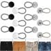 12 PCS Collar Extender Elastic Metal Button Extender for Trousers Shirt Collar Extenders Neck Extenders Waist Extenders for Cuffs Dress Jeans Trousers Coat Suits (4 Colours)