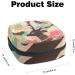 Stylish Zip Bag for Menstruation Pads & Tampons - Women's Napkin Bag with Deer & Floral Sketch - Ideal Gift for Girls - Buy Online on GoSupps.com