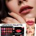 Lip gloss palette lipstick palette | Waterproof light textured and blendable lip color palette nourishing travel lipstick - Buy Online on GoSupps.com